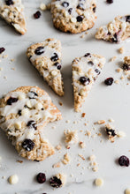 Load image into Gallery viewer, Cranberry White Chocolate Scones - Regular Size