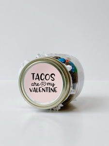 Valentine's Personalized Jar Top Stickers