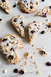 Cranberry Scone Wedges