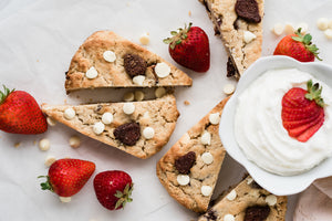 Strawberries & Cream Scones - Regular Size